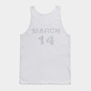 March 14 Pi Day Maths Tank Top